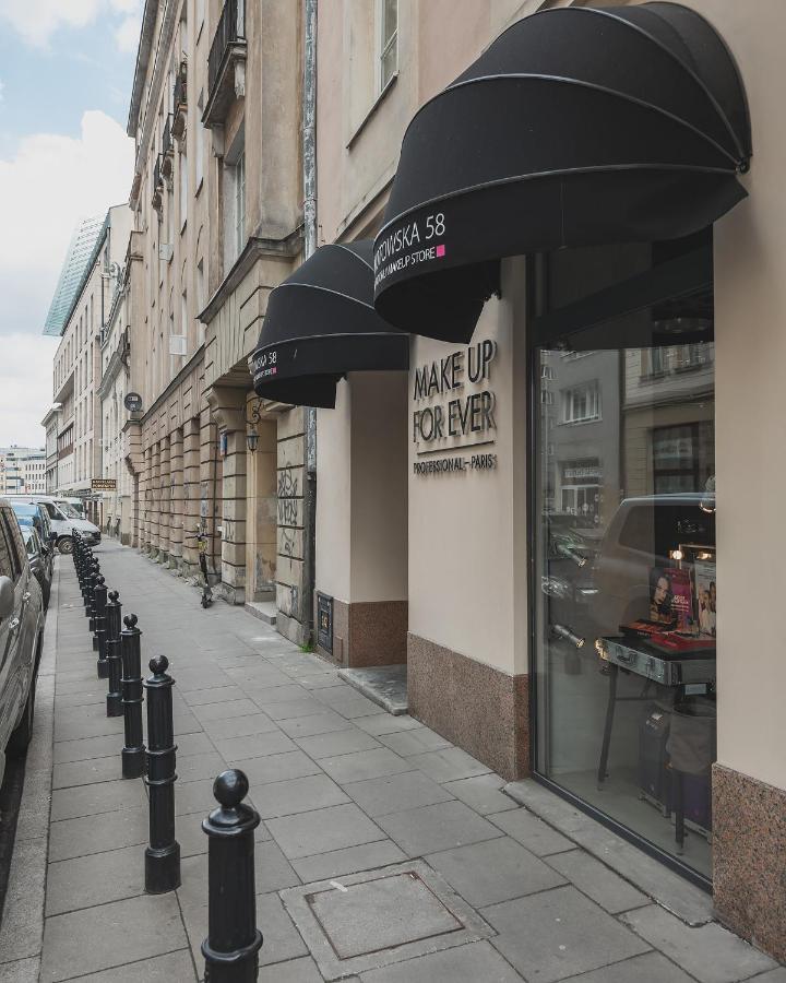 Mokotowska 67 Prywatne Mieszkanie Z Balkonem W Centrum Miasta I W Poblizu Ambasady Usa Samodzielne Zameldowanie! Self Check-In System! Varsovia Exterior foto