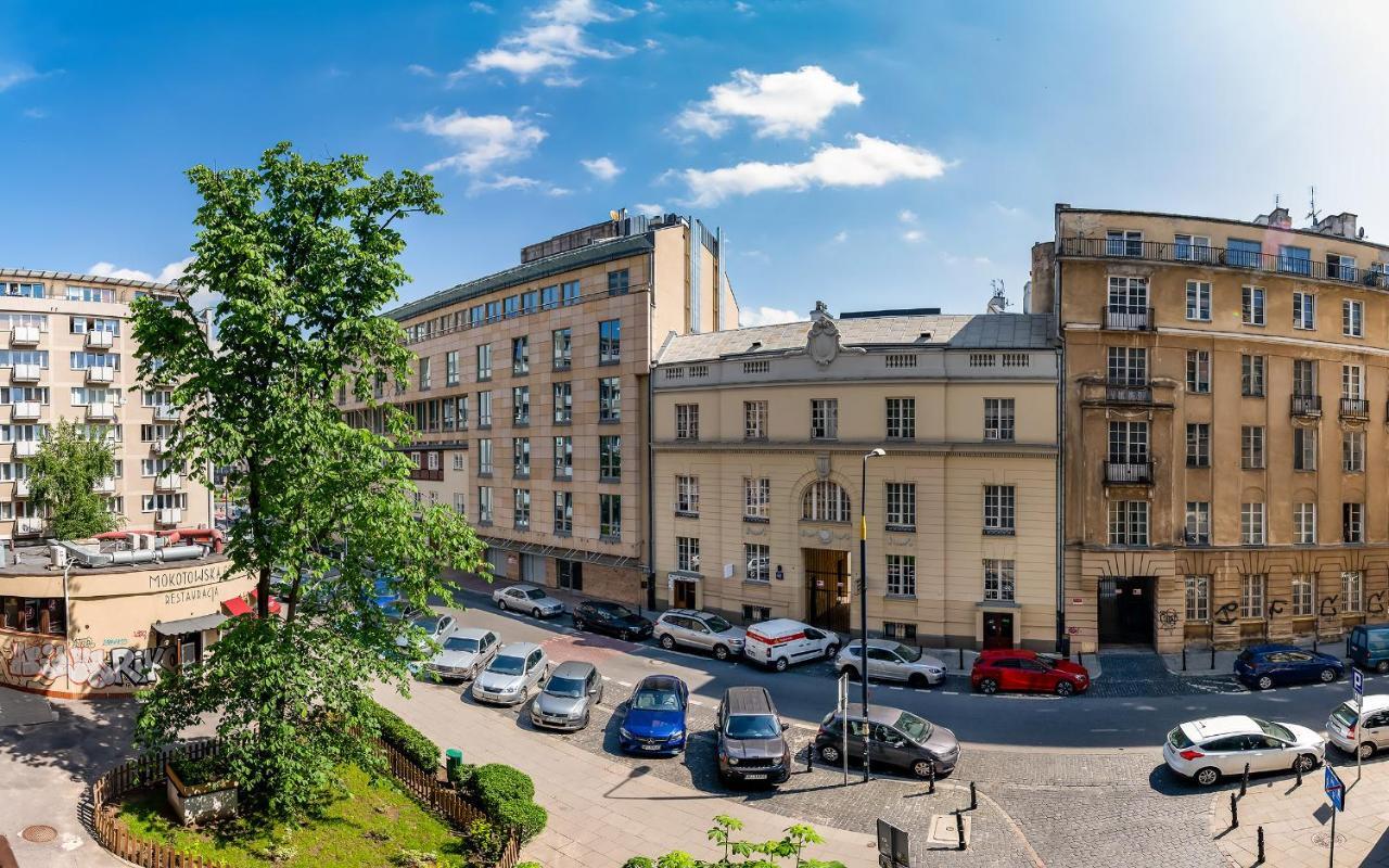 Mokotowska 67 Prywatne Mieszkanie Z Balkonem W Centrum Miasta I W Poblizu Ambasady Usa Samodzielne Zameldowanie! Self Check-In System! Varsovia Exterior foto
